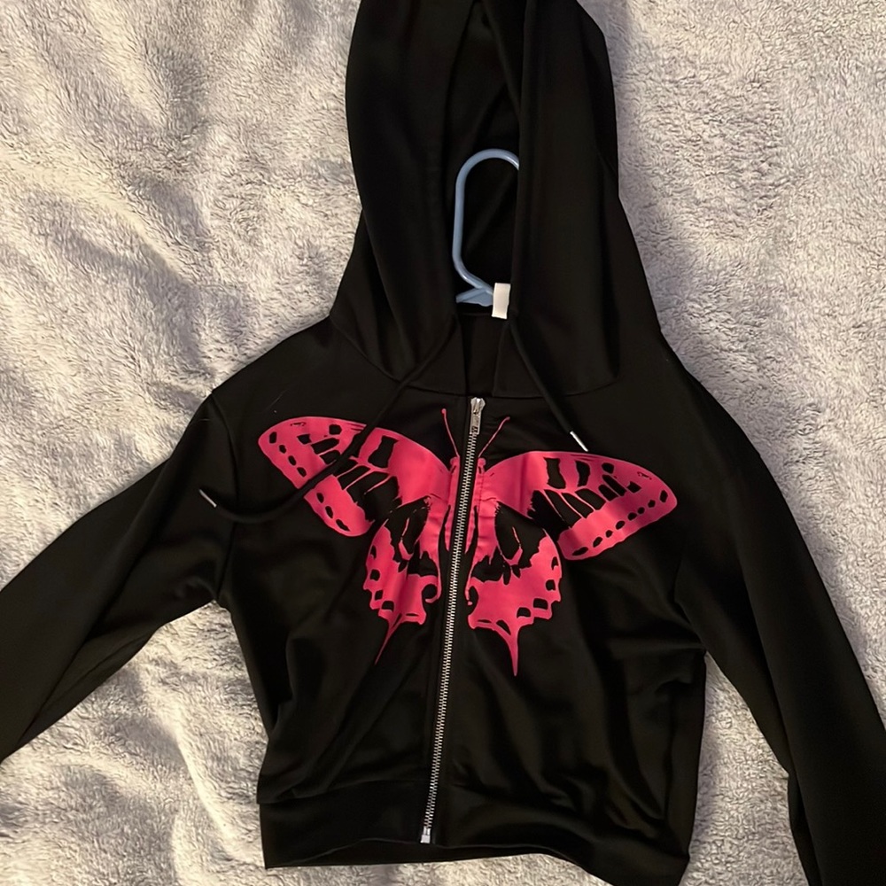Romwe Small butterfly jacket
